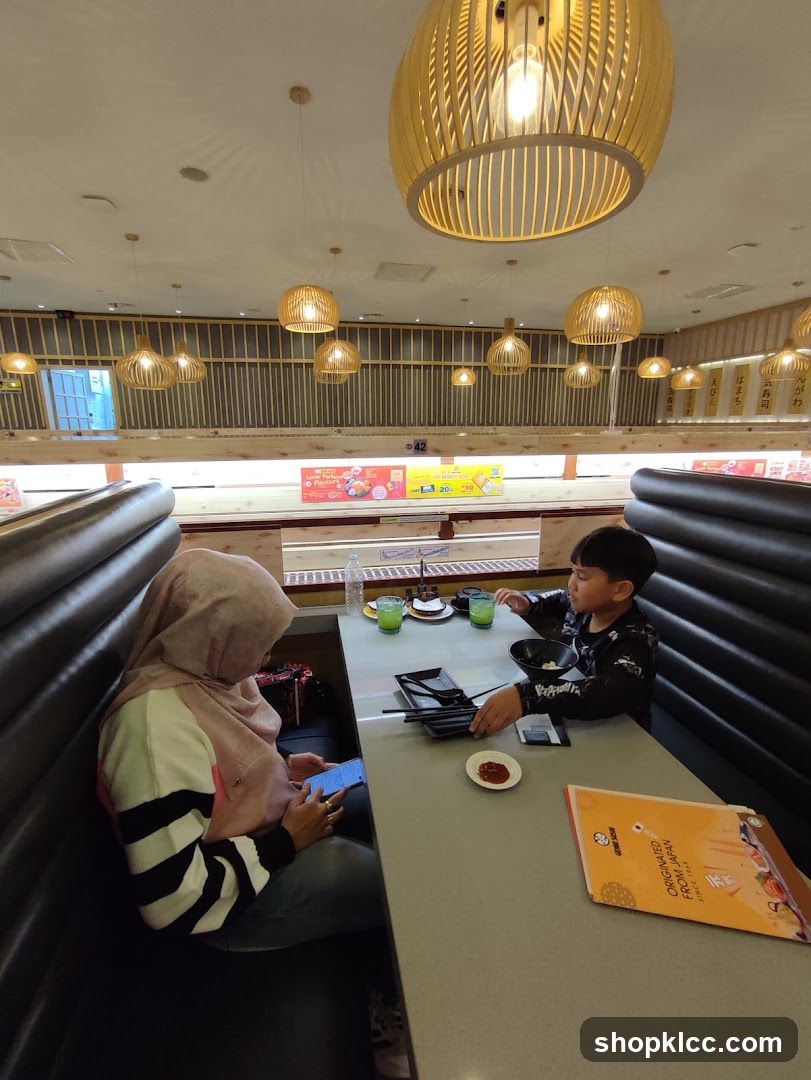 Restaurant Interior with Diners