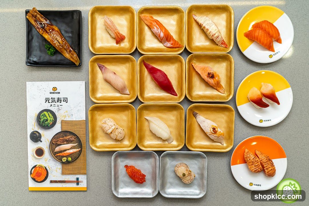 Assortment of Sushi Dishes