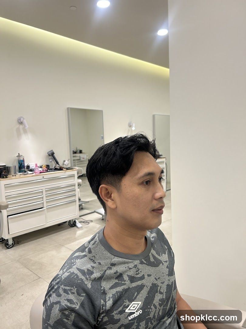 Man in a Hair Salon