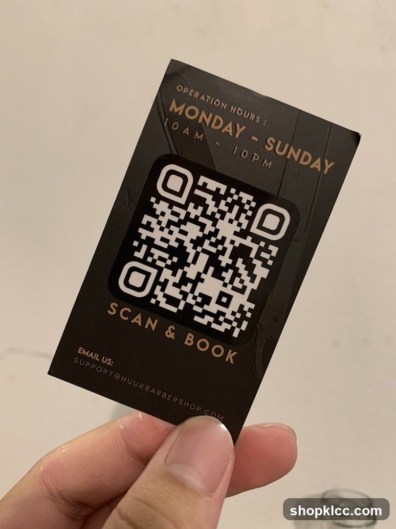 Business Card with QR Code