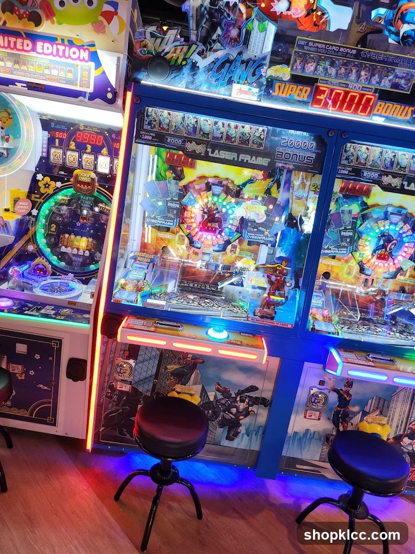 Arcade Game Machines Interior