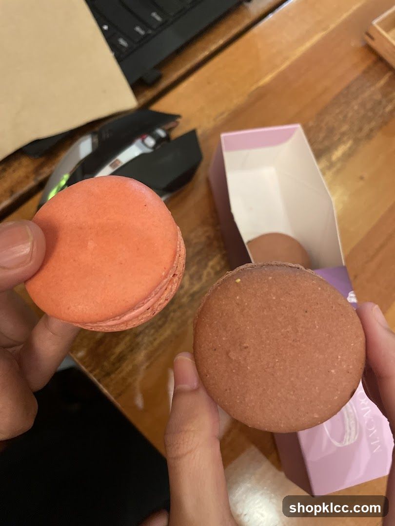 Macarons in a box