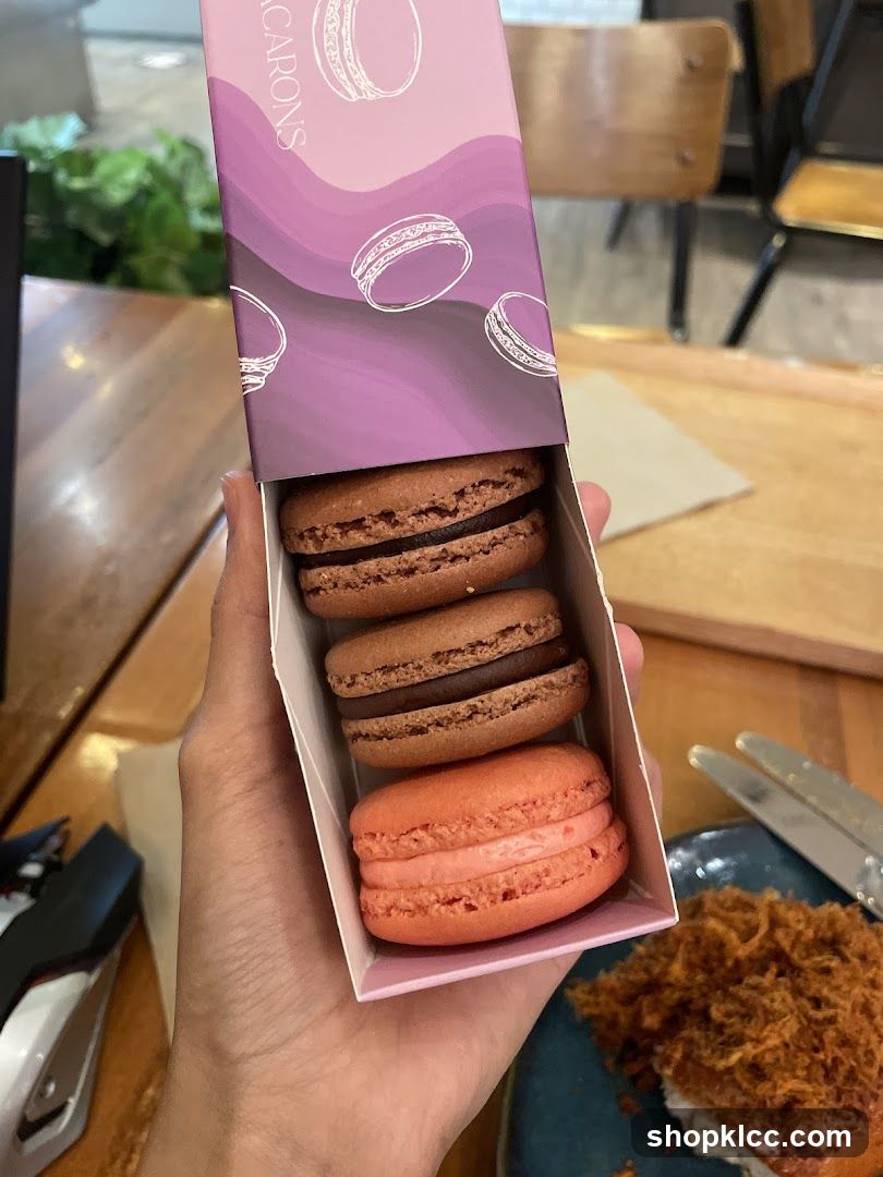 Macarons in a box