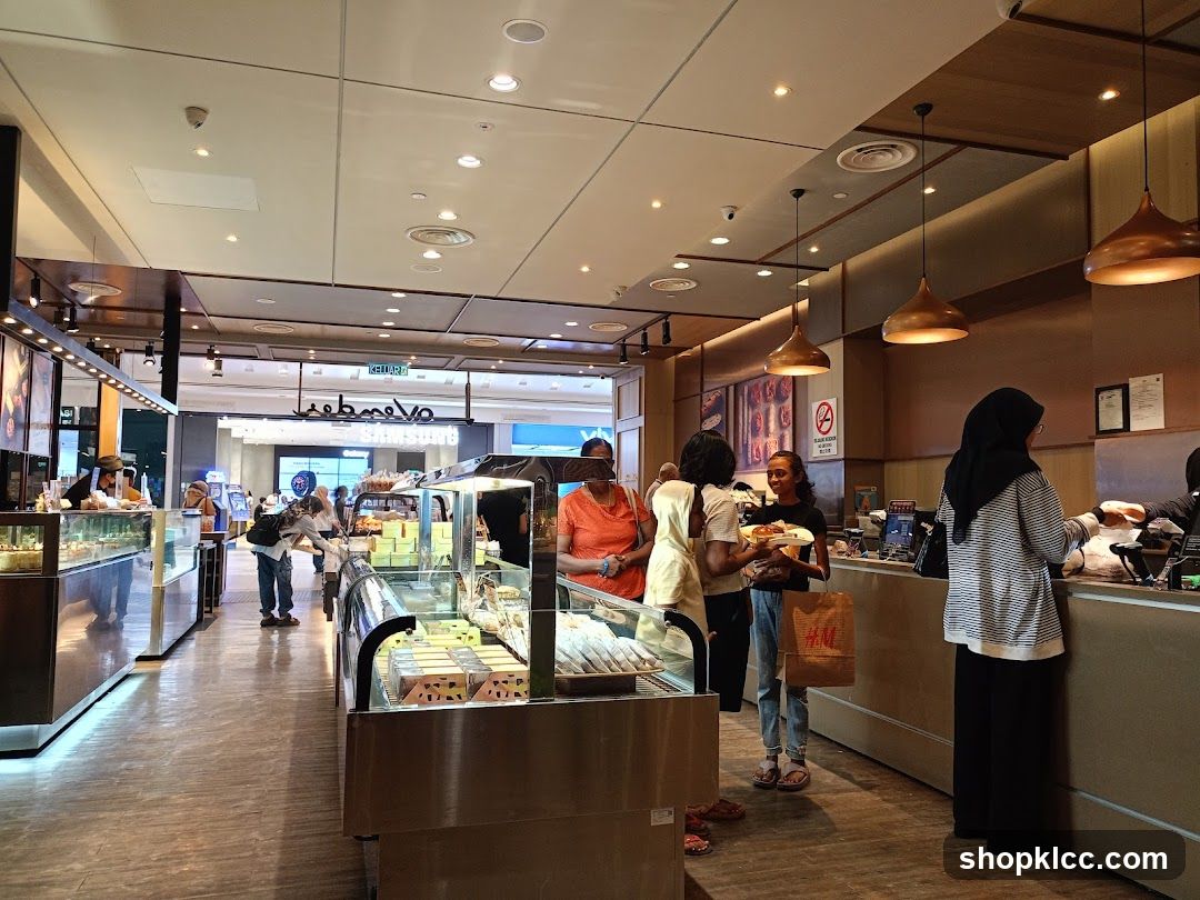 Bakery Interior with Customers