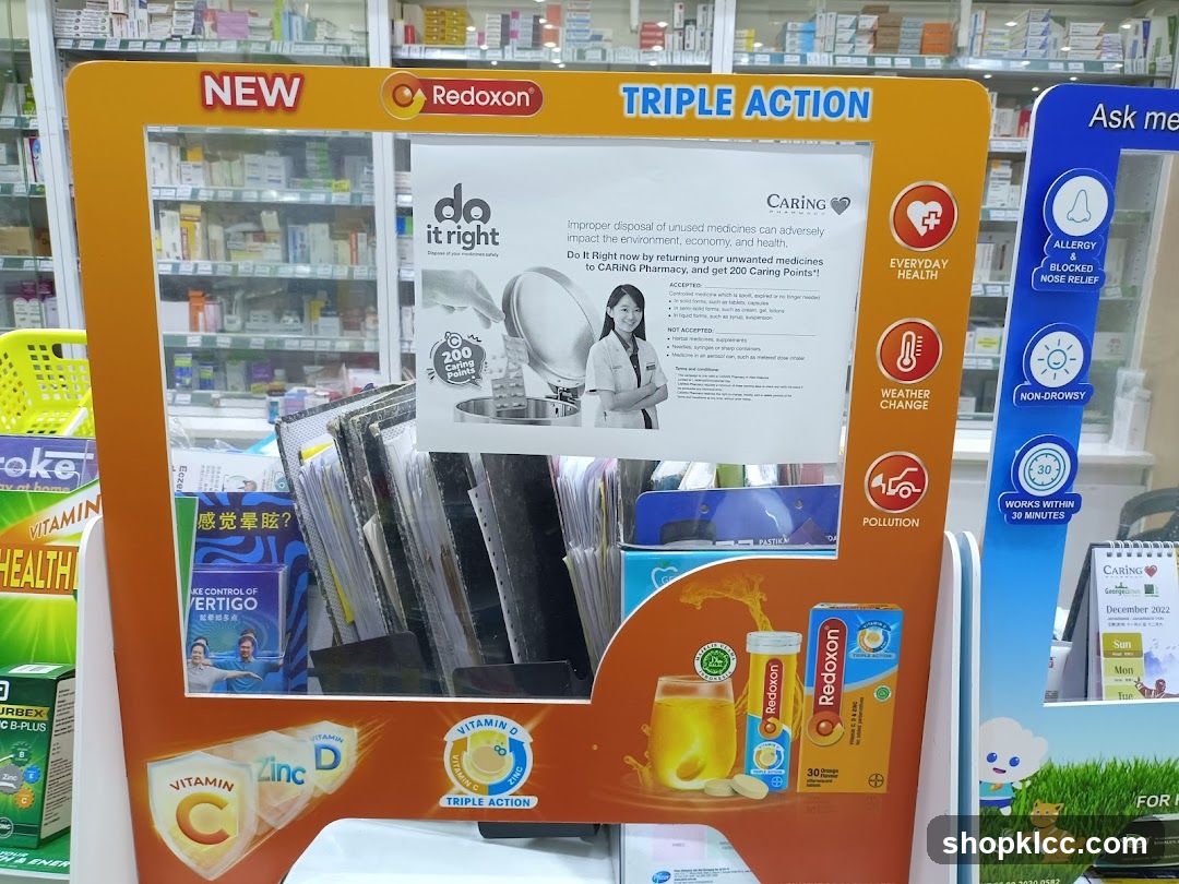 Redoxon Triple Action Display