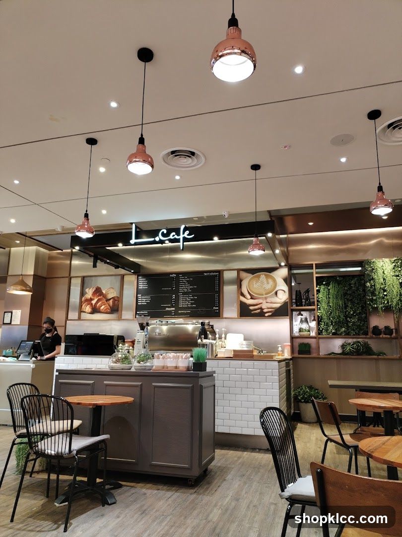 Cafe Interior with Menu