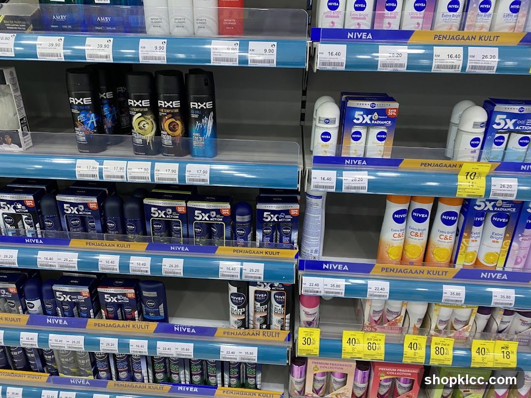 Deodorant and Body Spray Aisle