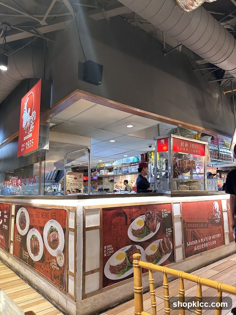 Food Stall Interior View