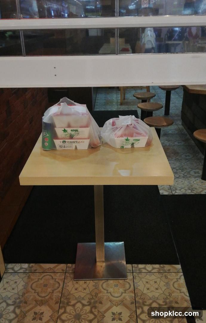 Takeout Food on Table