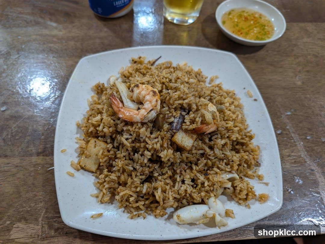 Fried Rice with Shrimp and Seafood