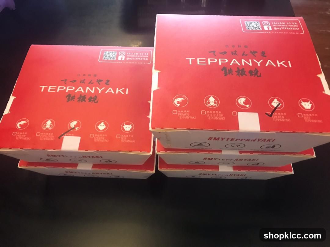 Teppanyaki Takeout Boxes