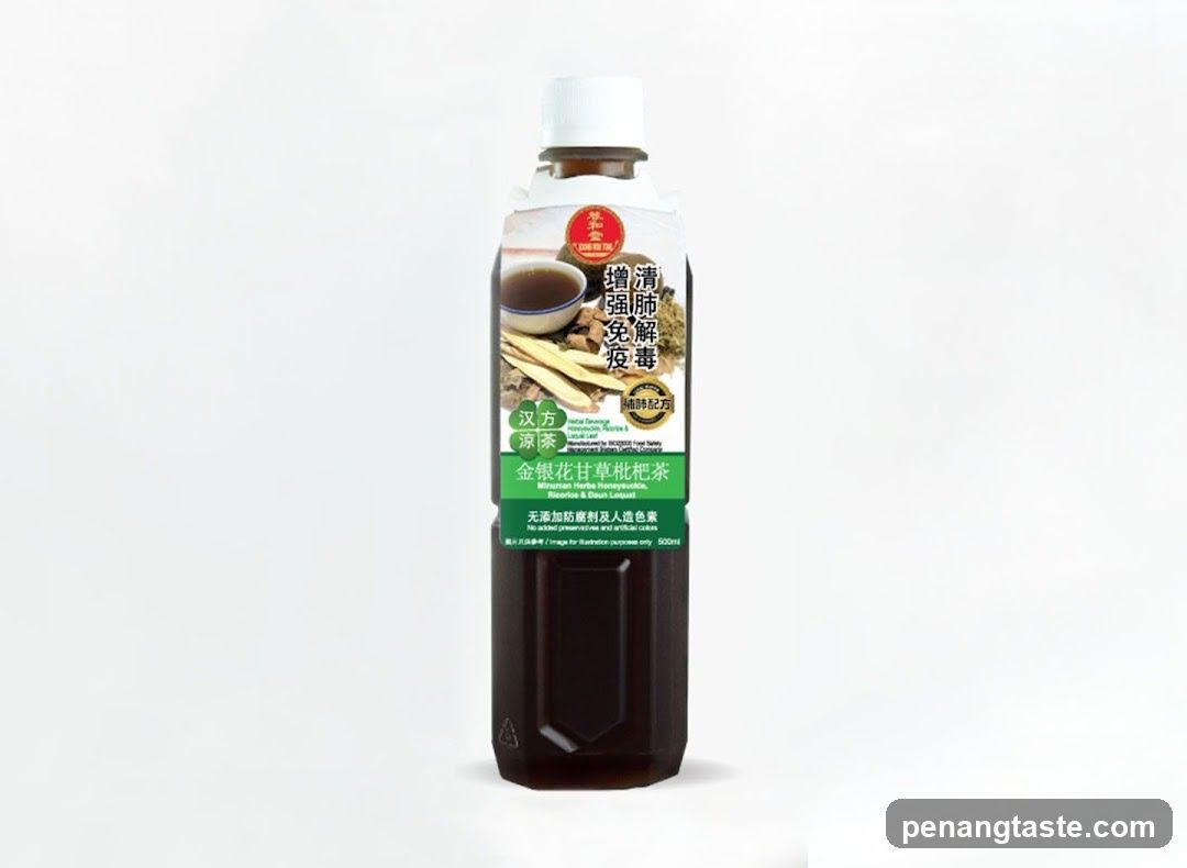Herbal Beverage Bottle