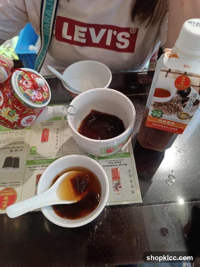 Herbal Tea and Dessert