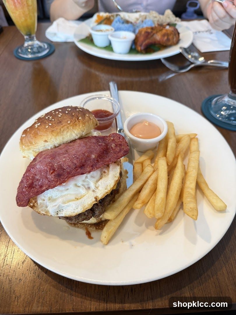 Burger and Fries