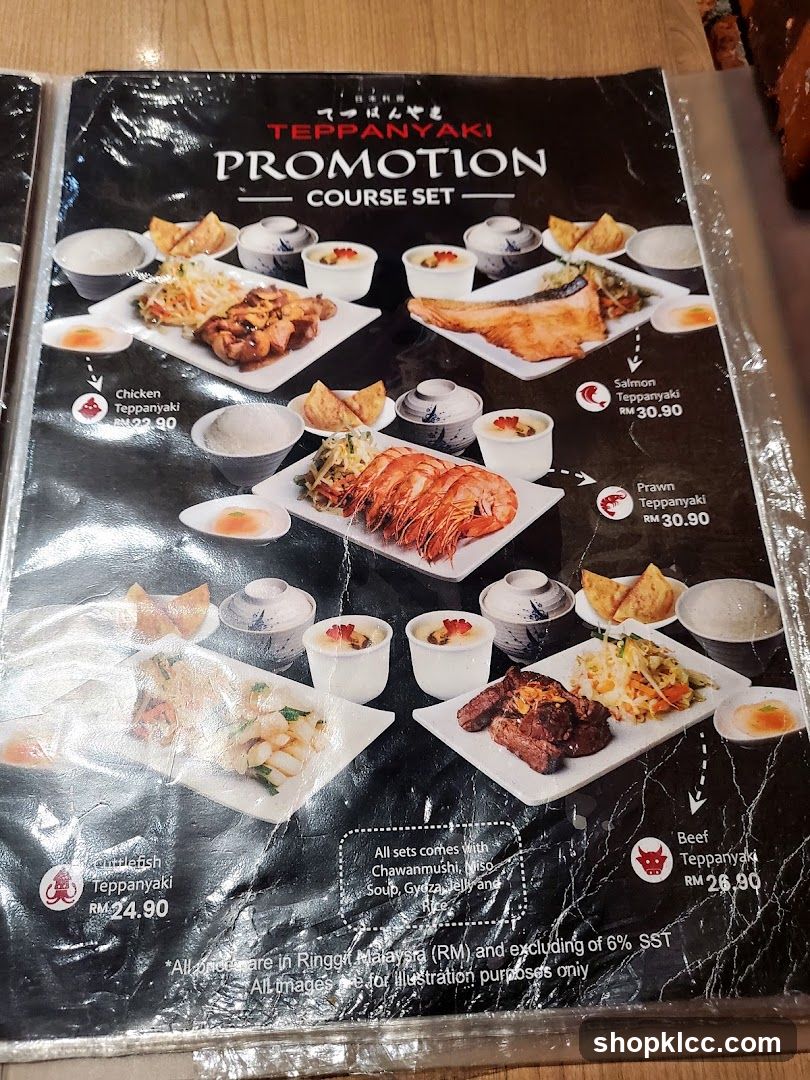 TEPPANYAKI PROMOTION COURSE SET