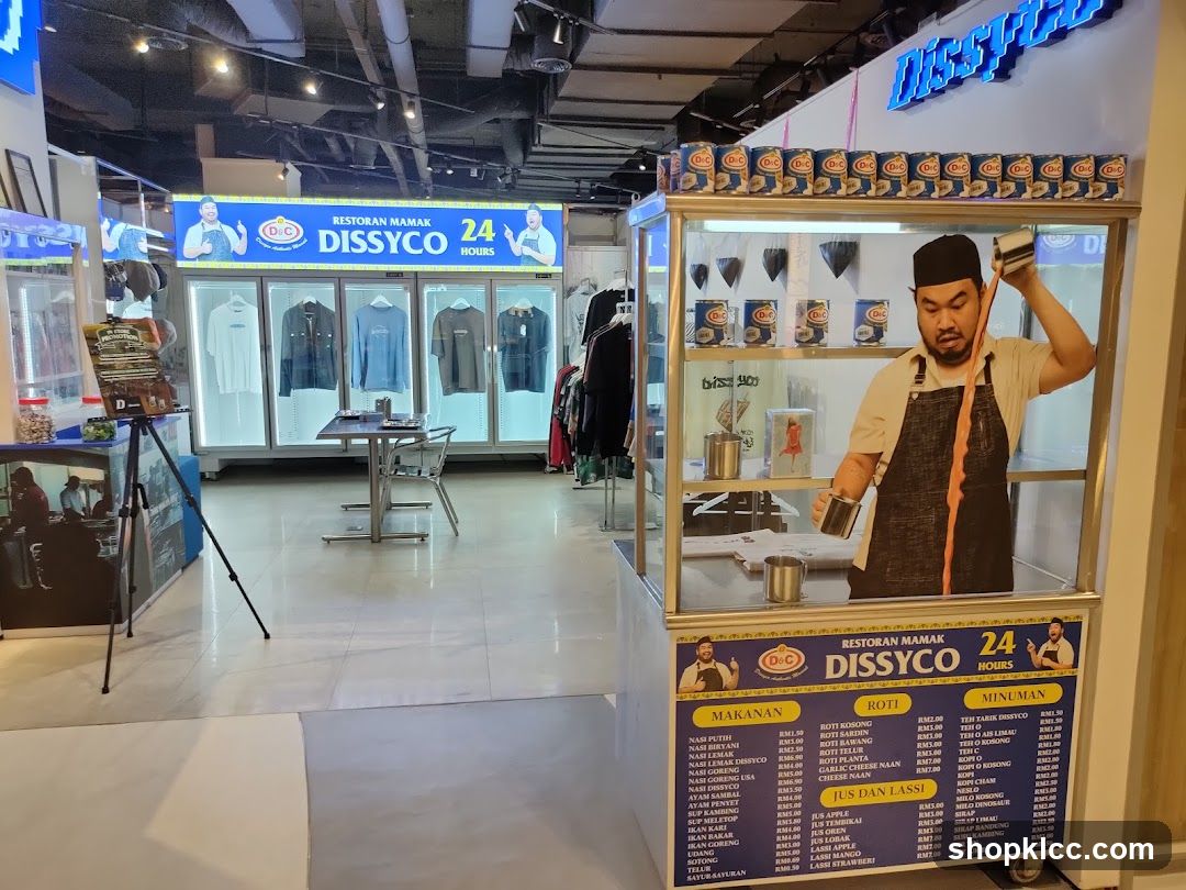Dissyco Food Cart and Store Interior
