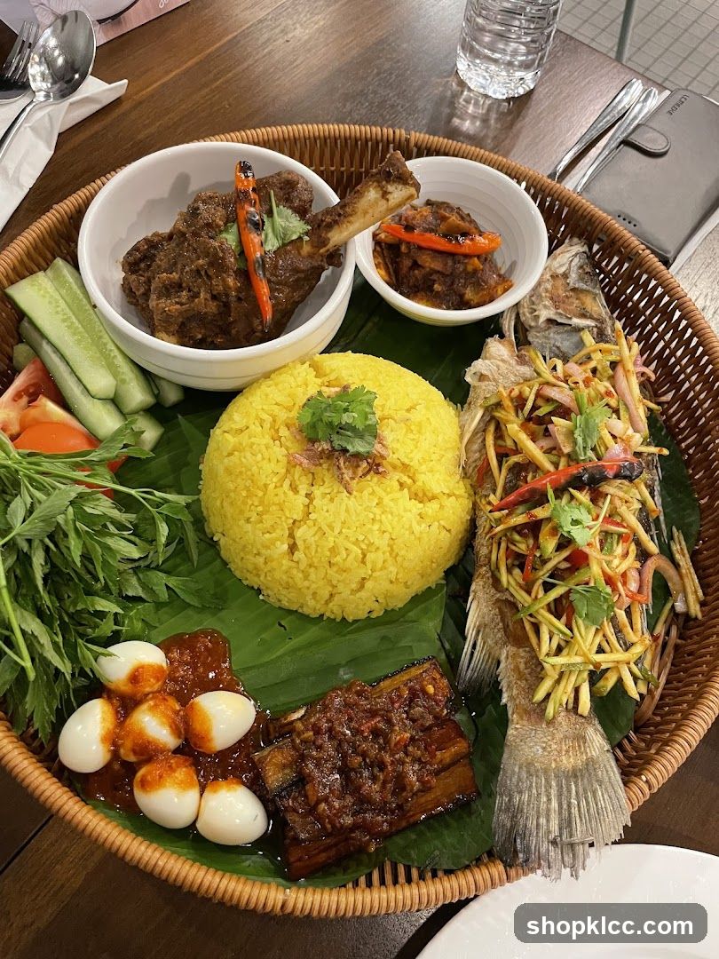 Nasi Kuning Platter
