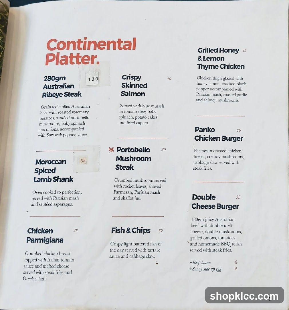 Continental Platter.