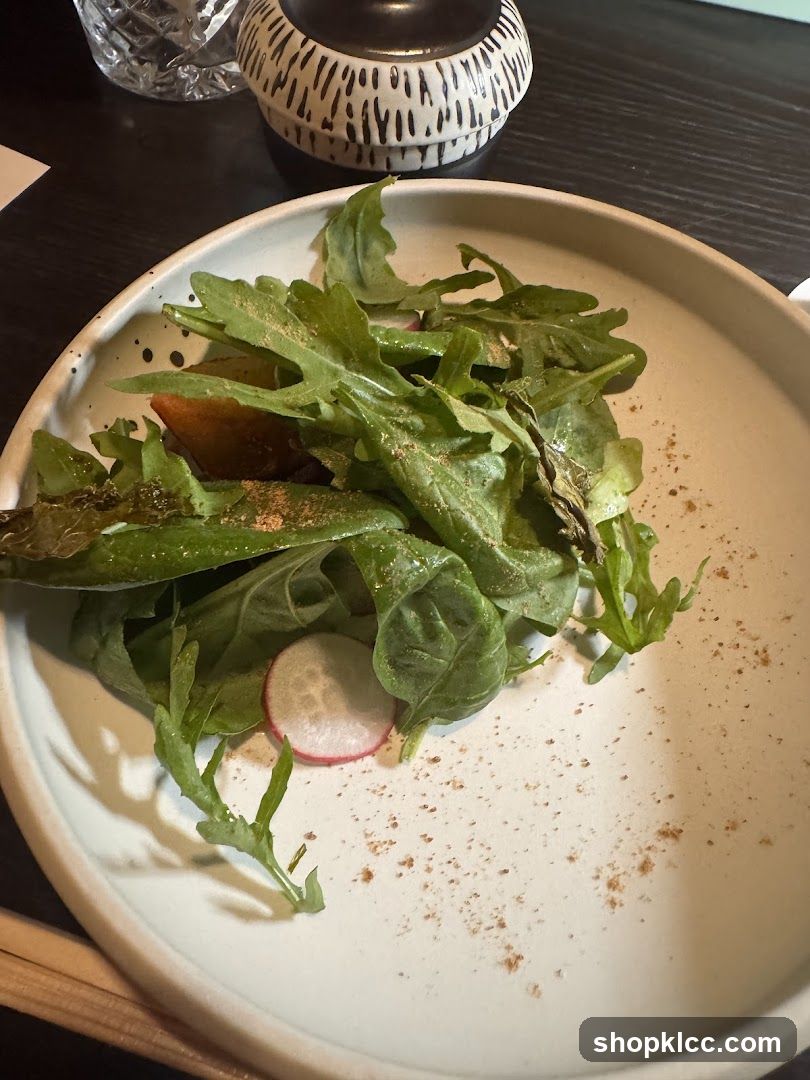 Arugula Salad with Radish and Crumbs