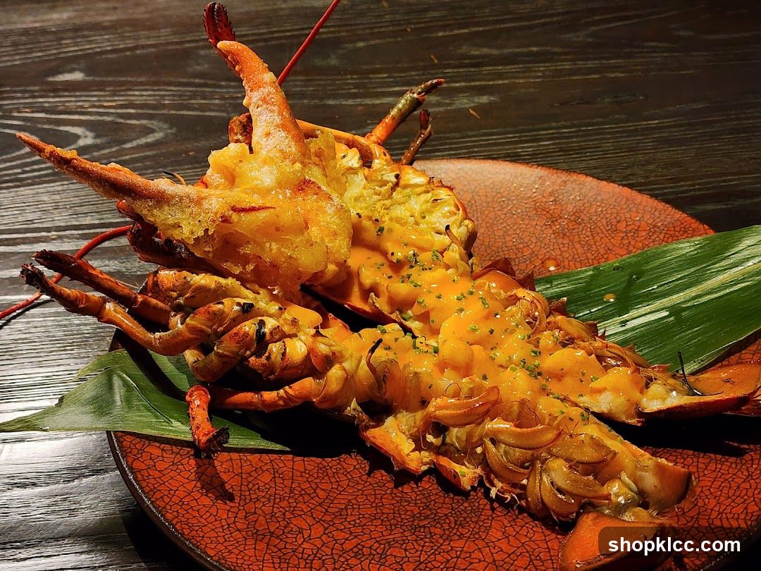 Baked Lobster with Cheese Sauce