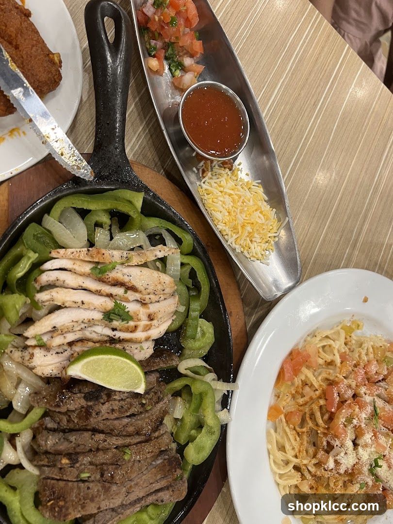 Fajitas and Pasta