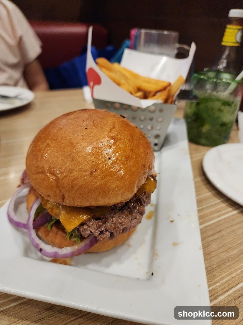 Burger and Fries