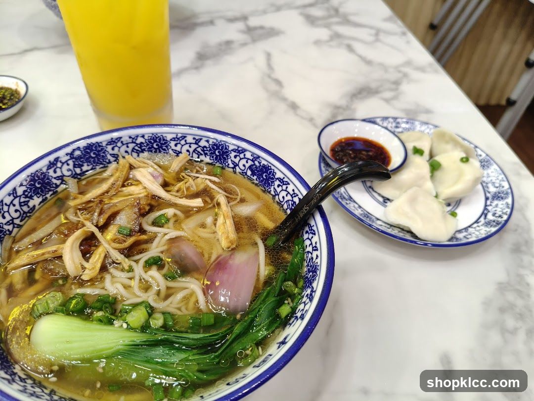 Noodle Soup and Dumplings