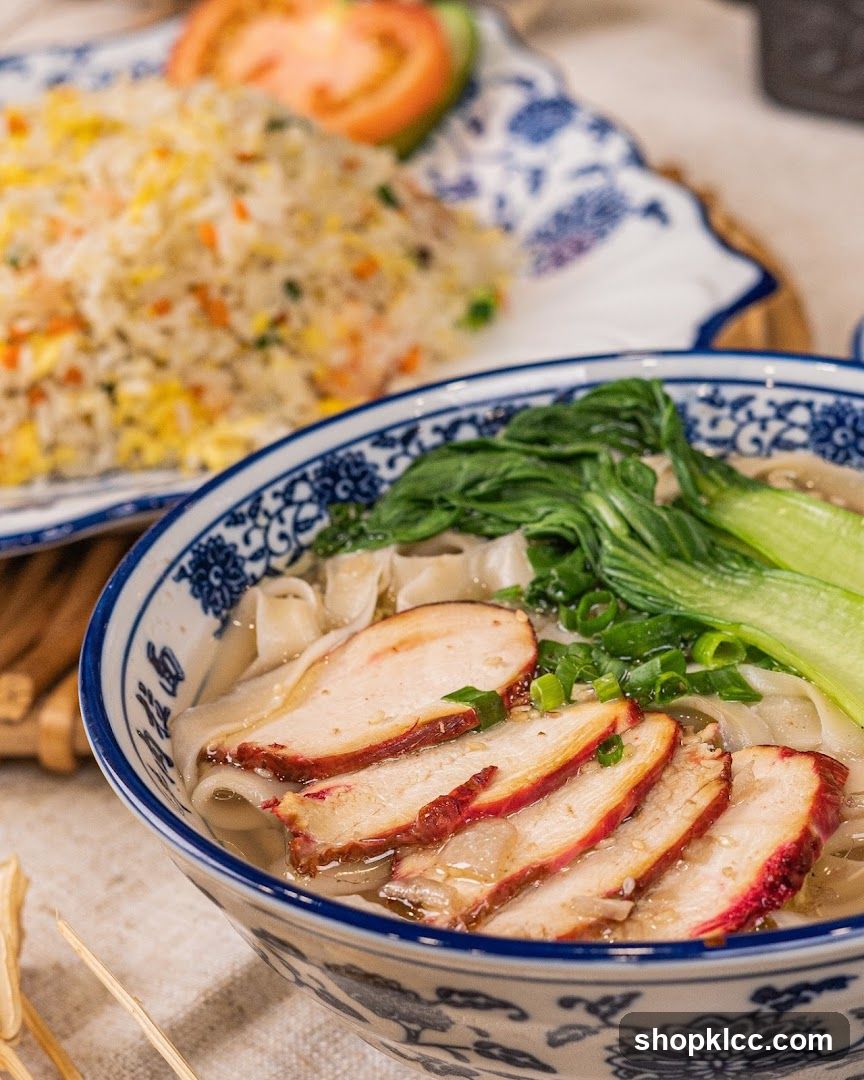 Noodle Soup and Fried Rice