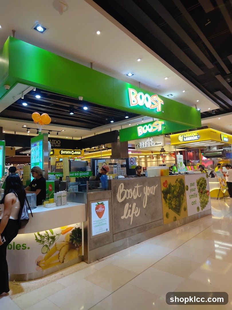 Boost Juice Store Interior