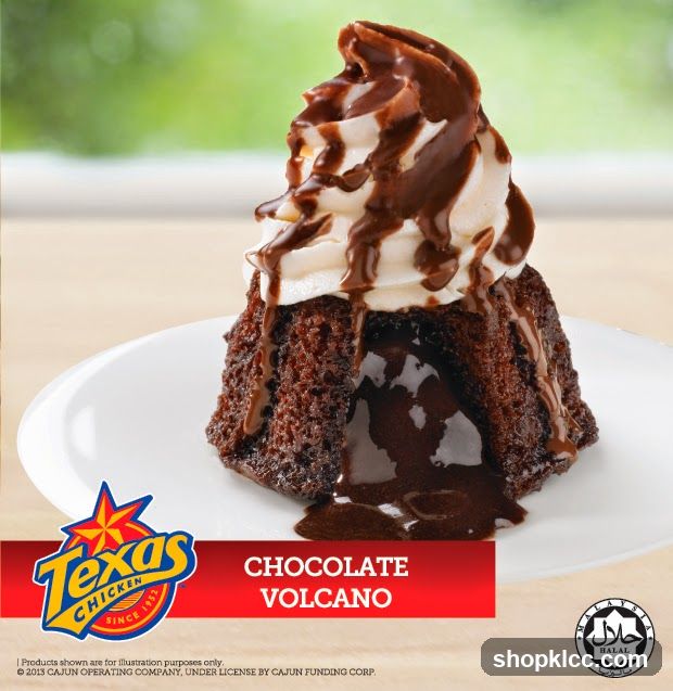 Chocolate Volcano Dessert