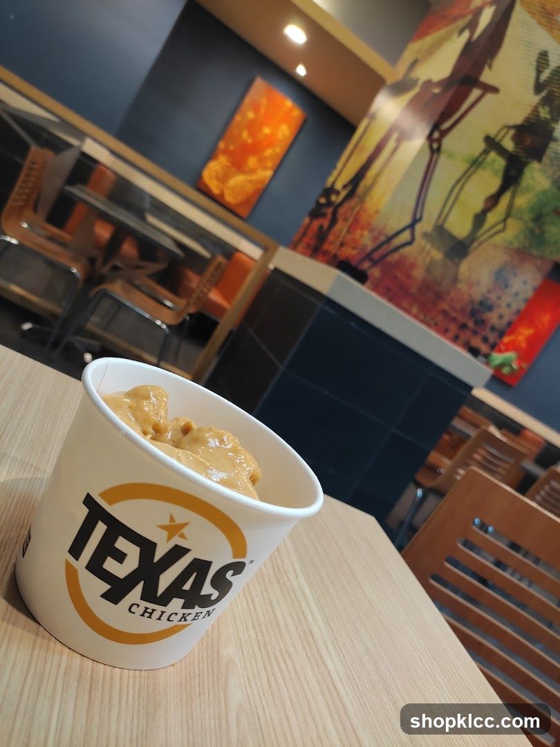 Texas Chicken Ice Cream Cup
