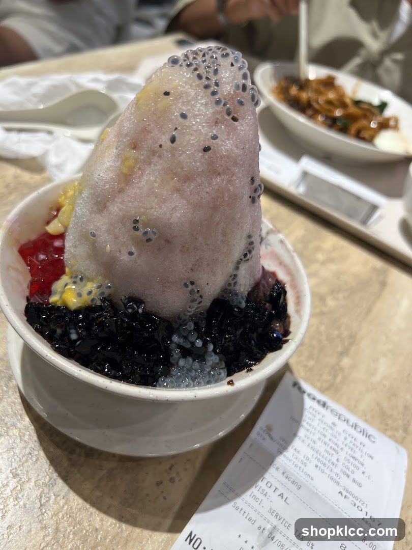 Dessert Bowl with Receipt