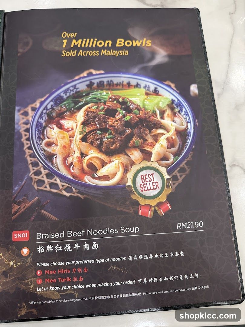 Braised Beef Noodles Soup