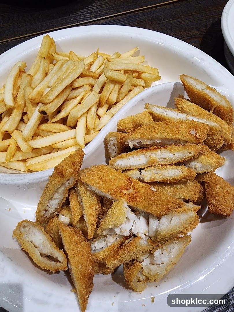 Fried Chicken and Fries