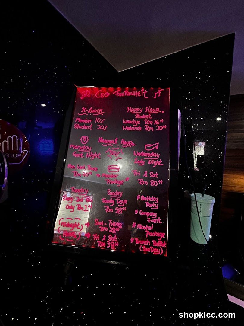 Bar Menu Board