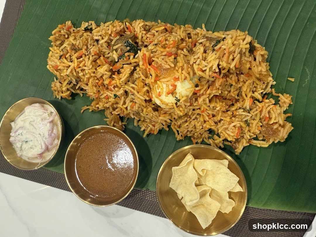Biryani with Side Dishes