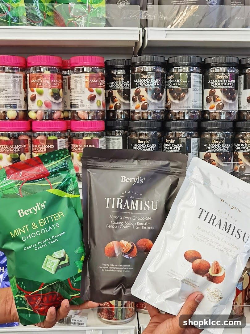 Beryl's Chocolate Products Display