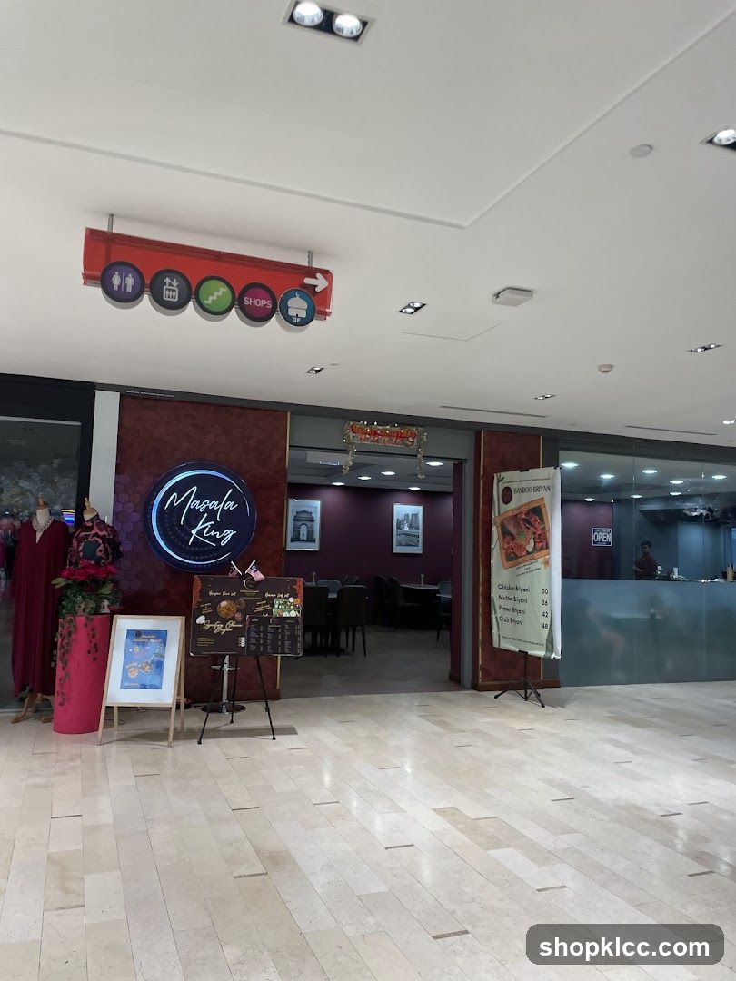 Masala King Storefront Interior View