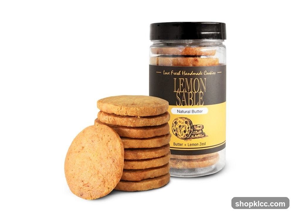 Lemon Sable Cookies