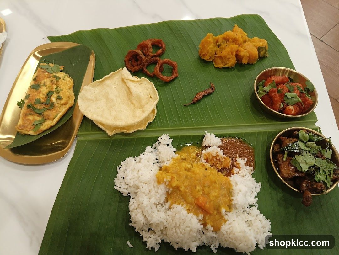 Banana Leaf Meal Spread