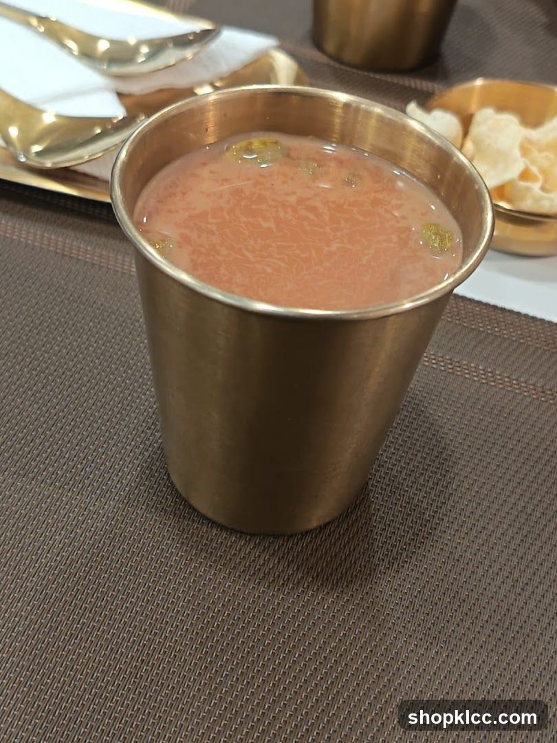 Beverage in Metal Cup