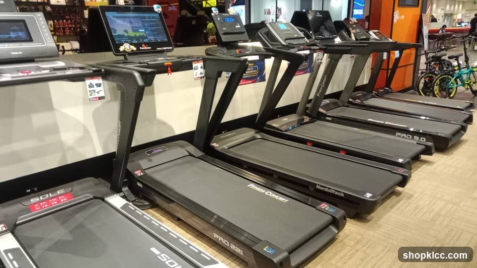 Treadmills on Display