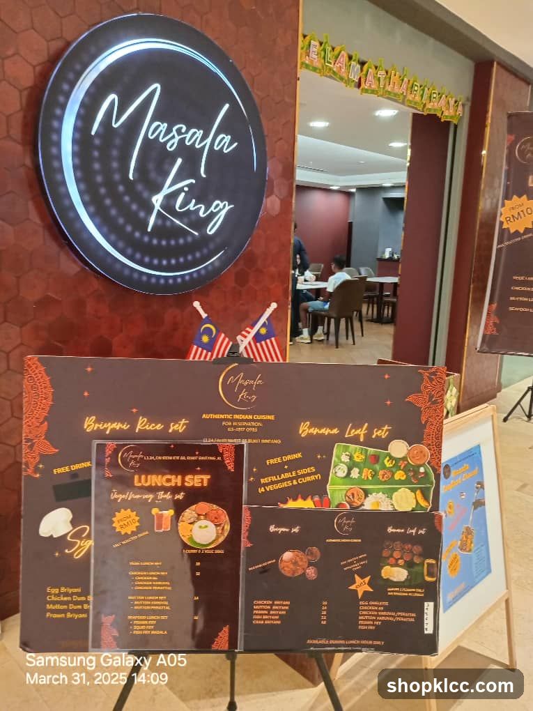 Masala King Restaurant Display