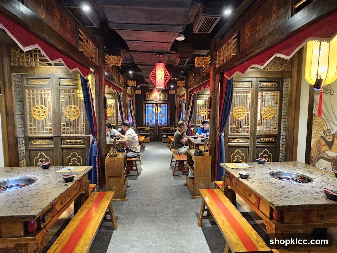 Traditional Chinese Restaurant Interior