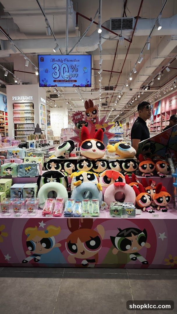 Powerpuff Girls Merchandise Display