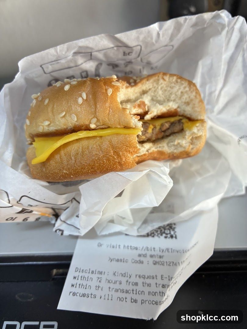 Cheeseburger in Wrapper