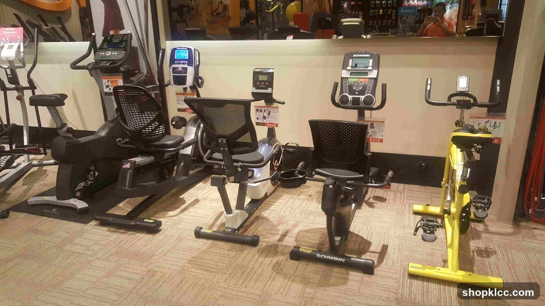 Exercise Bikes on Display