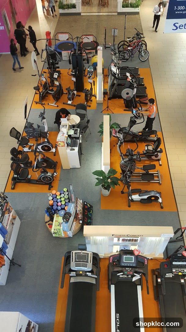 Fitness Equipment Display