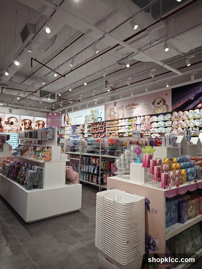 Retail store interior with merchandise