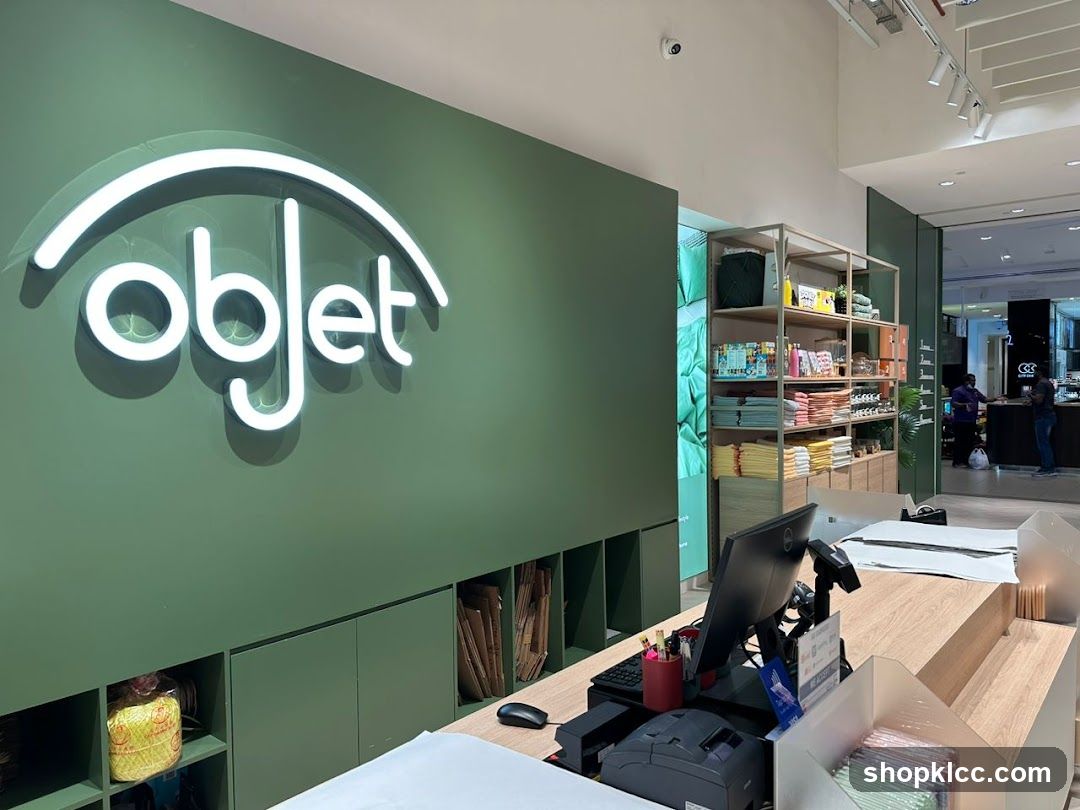 Store Interior with Neon Sign